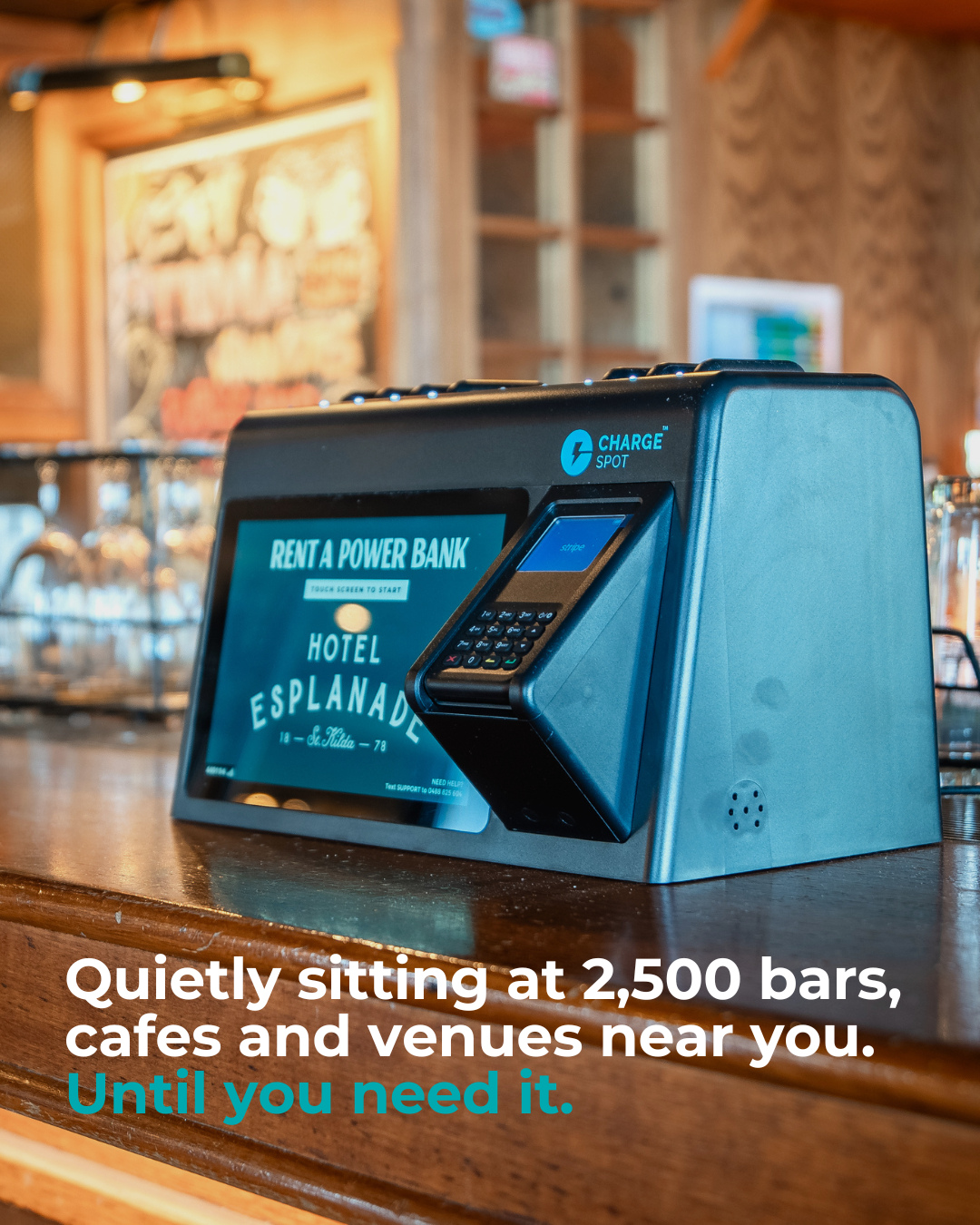 ChargeSpot Facebook ad: How Our Mobile Charging Stations Work | Chargespot