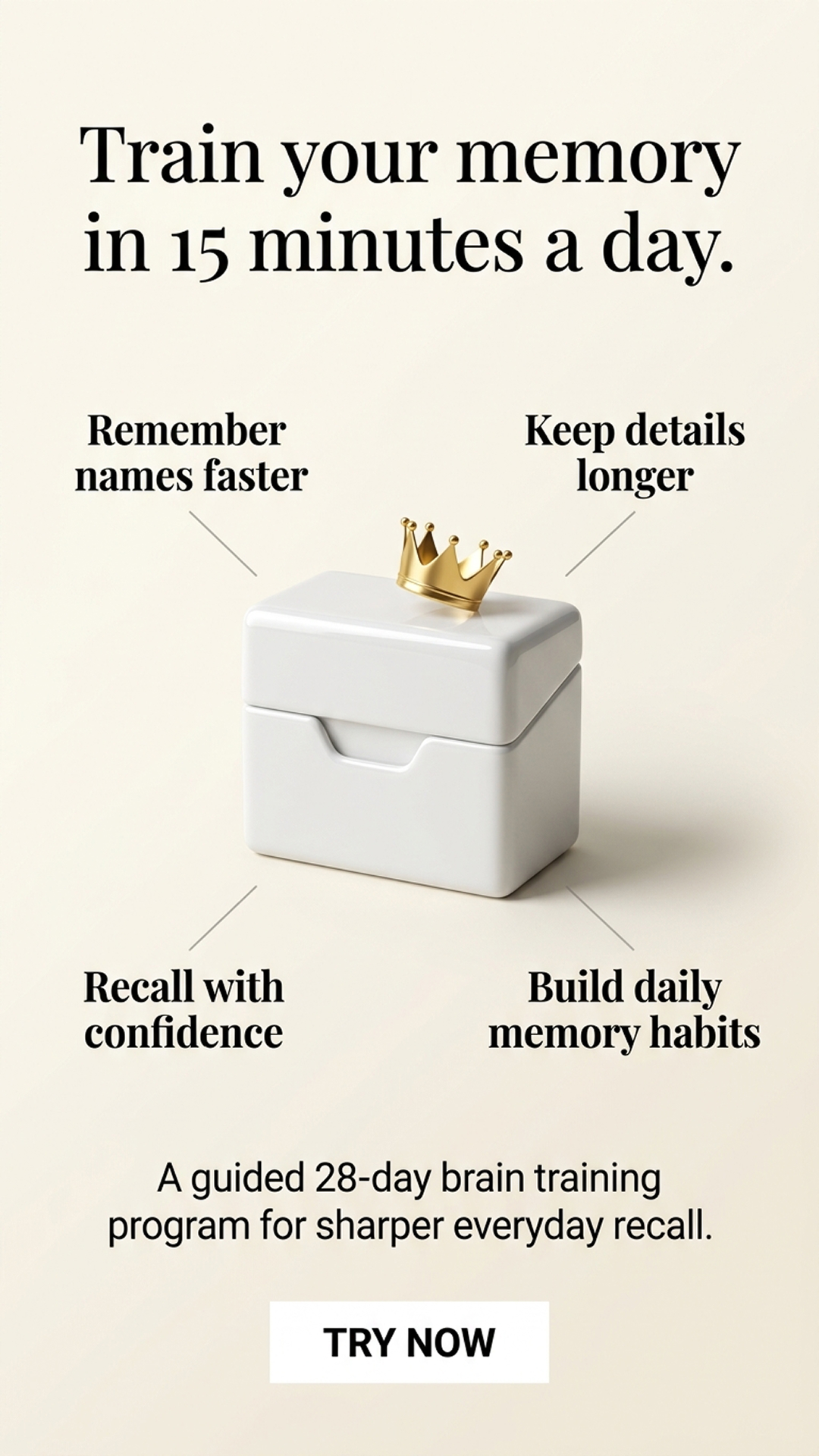 Impulse: Brain Training & Self-Discovery Facebook ad