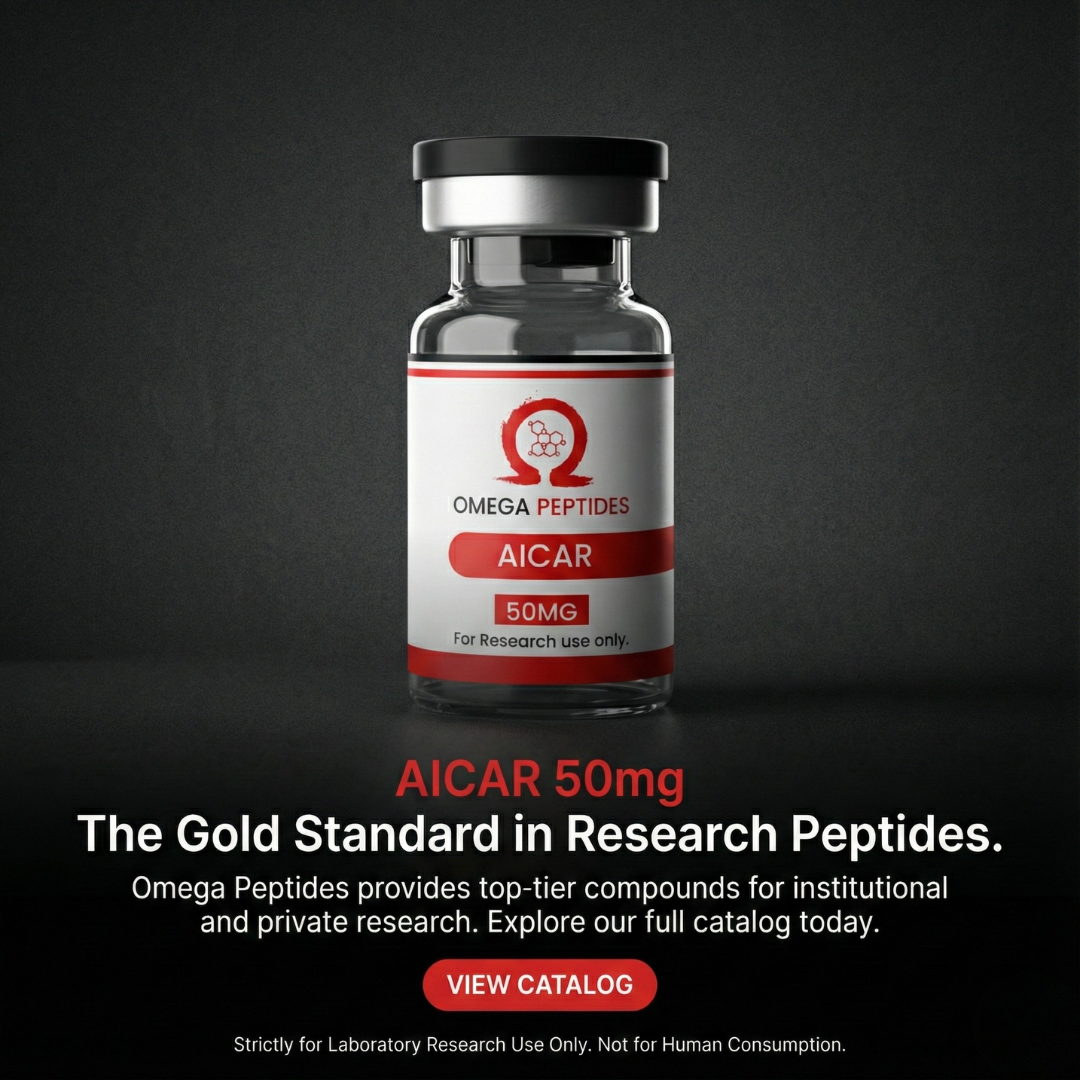 Omegapeptides Facebook ad: Research-Grade Peptides