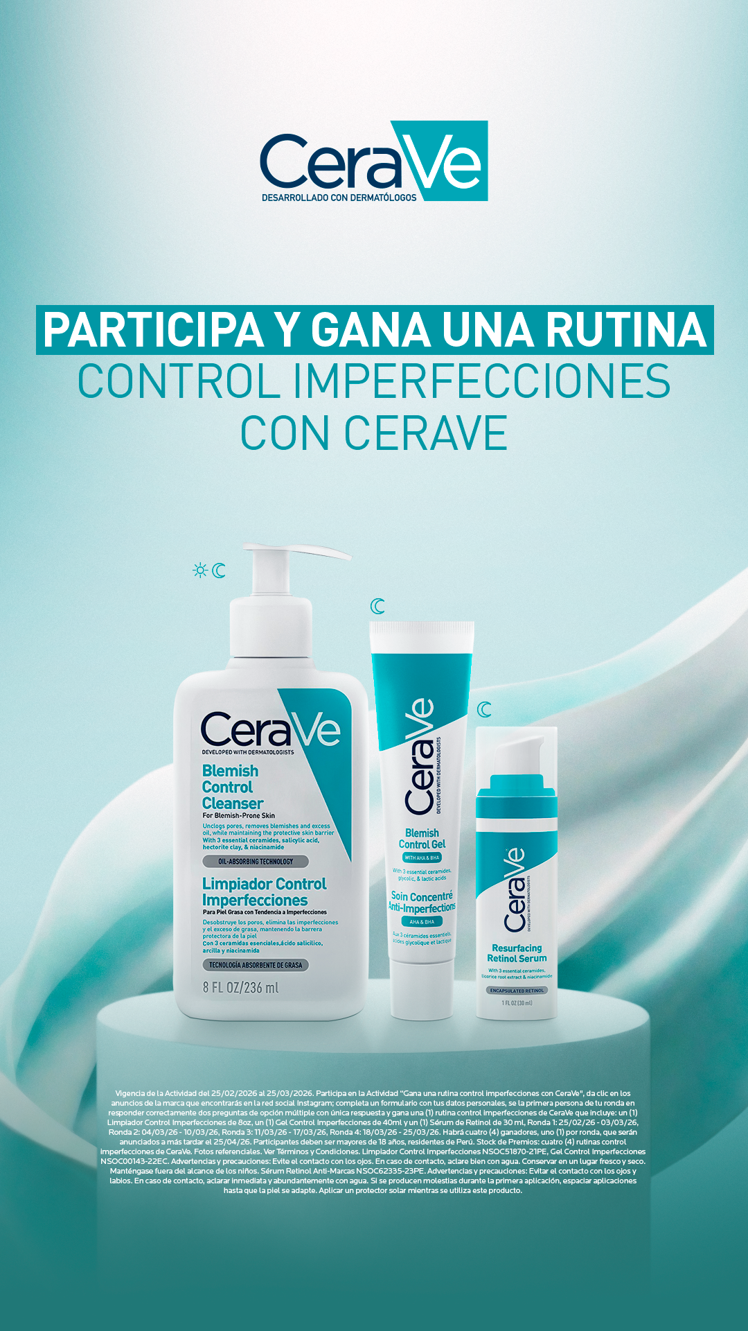 CeraVe Skincare Facebook ad from Feb 26, 2026