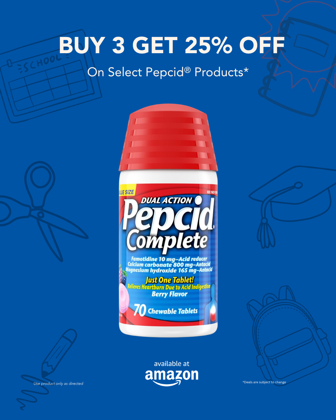 Pepcid Facebook ad
