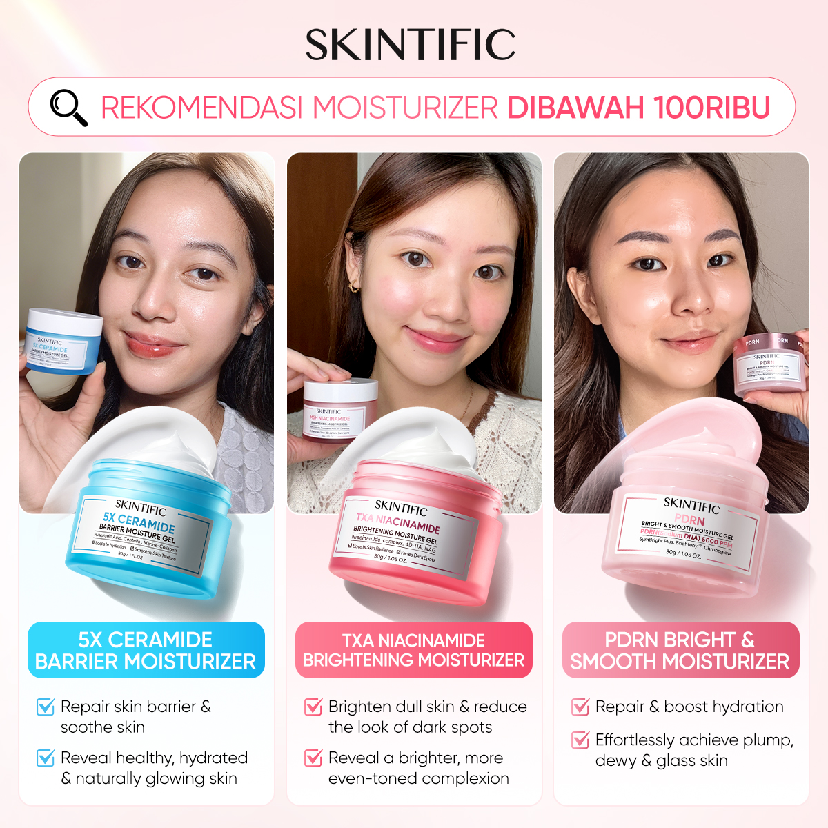 Skintific Co Facebook ad: Cek Promo Brightening Gel