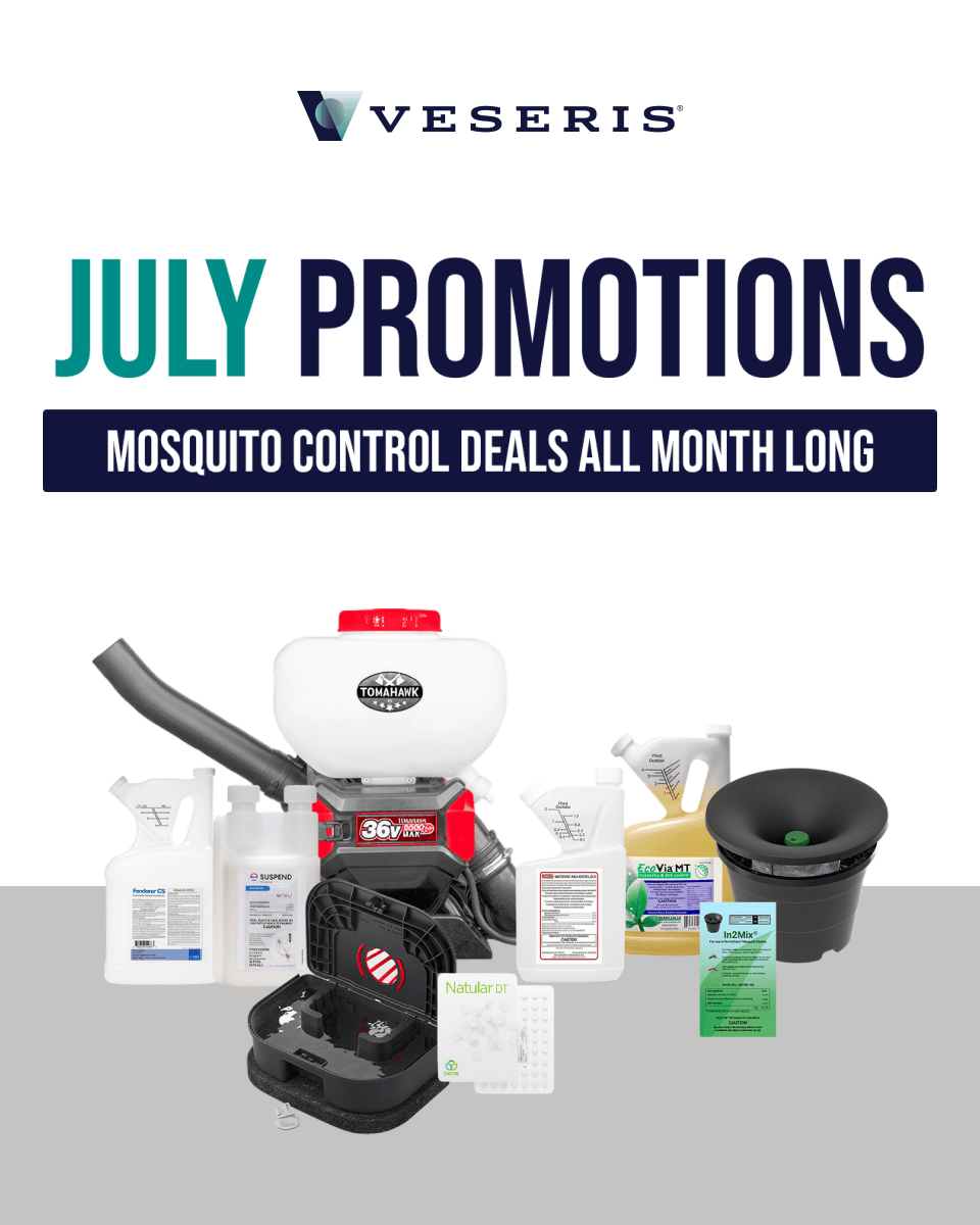 Veseris Facebook ad: Mosquito Madness Month at Veseris