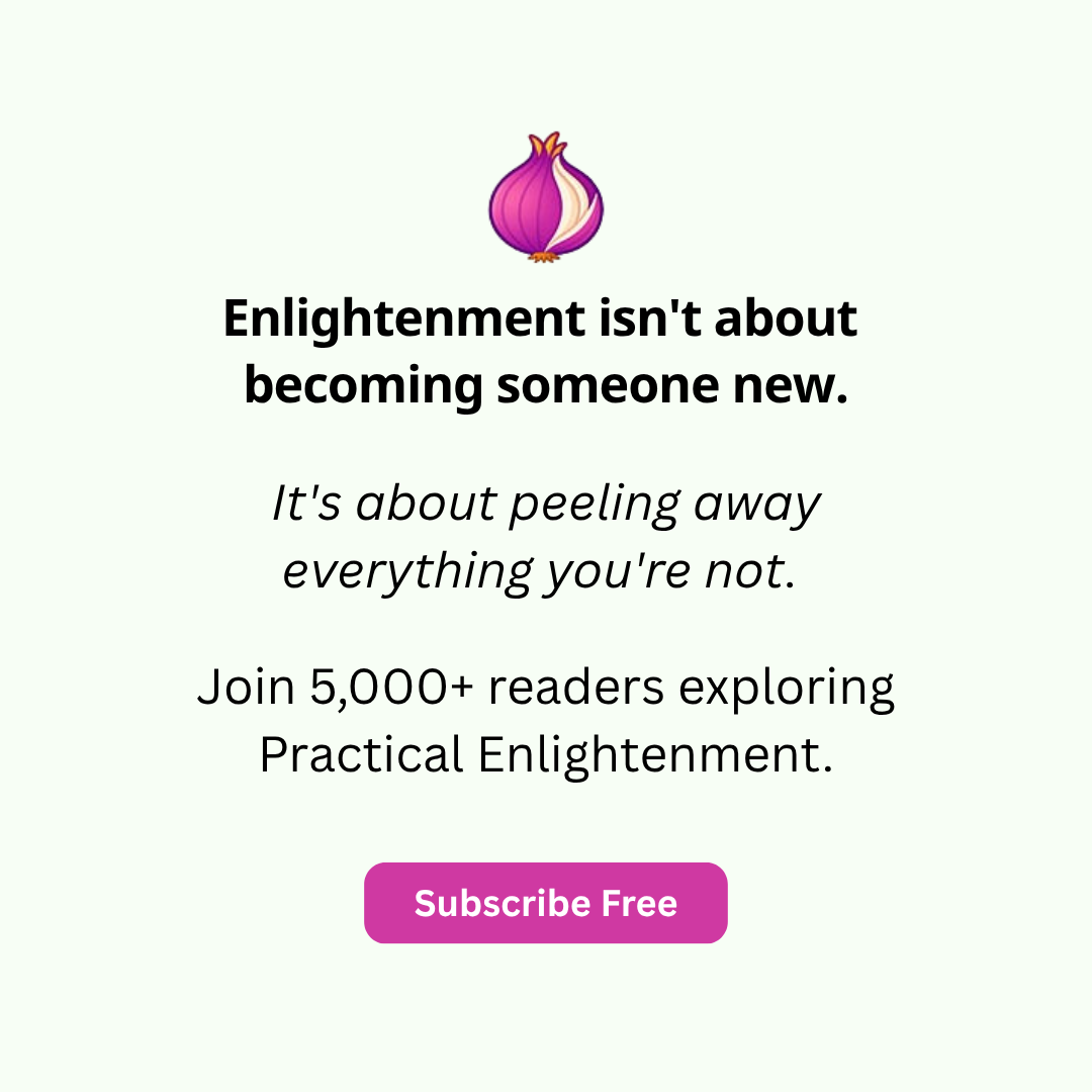 Practical Enlightenment Facebook ad: See Beyond the Stories