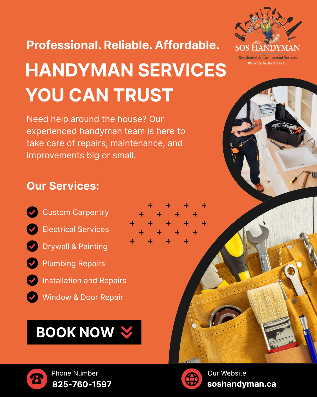 SOS Handyman Facebook ad