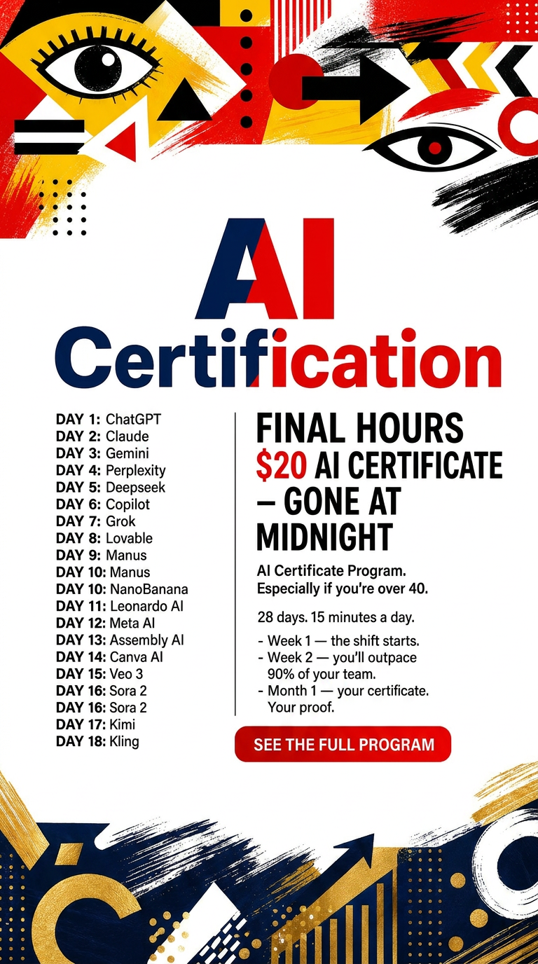 AI Weekly Facebook ad