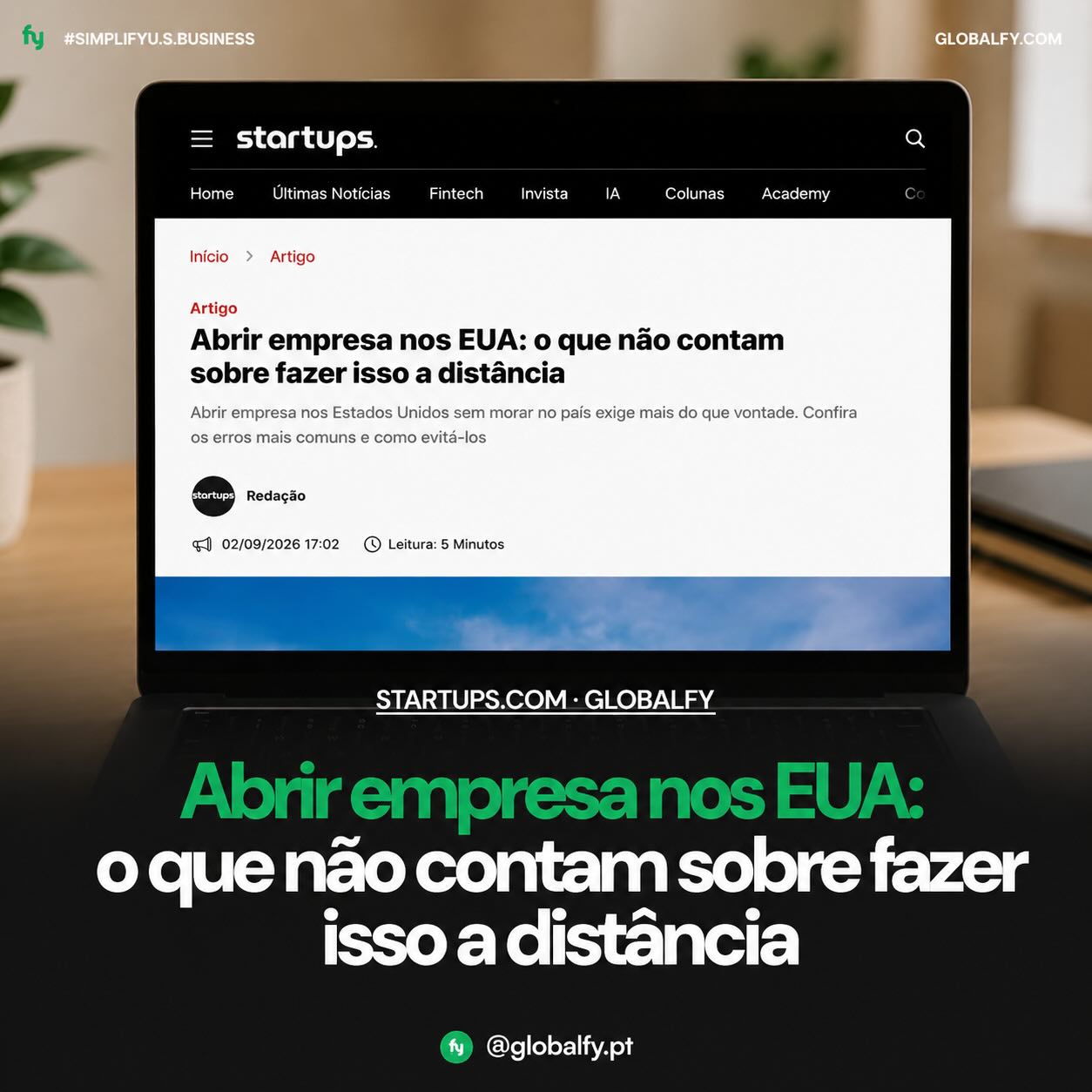 Globalfy - Português Facebook ad