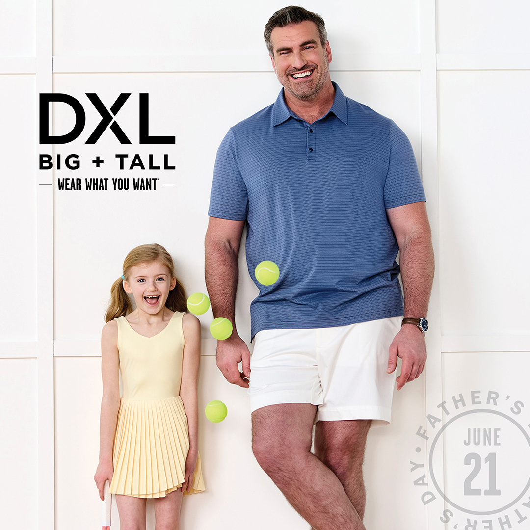 DXL Big + Tall Facebook ad