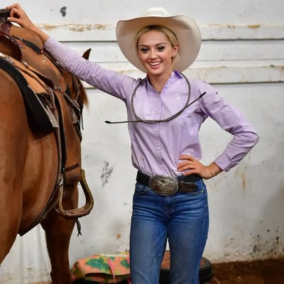 Equine Health Solutions Facebook ad: Training doesn't disappear under pressure. Focus does.