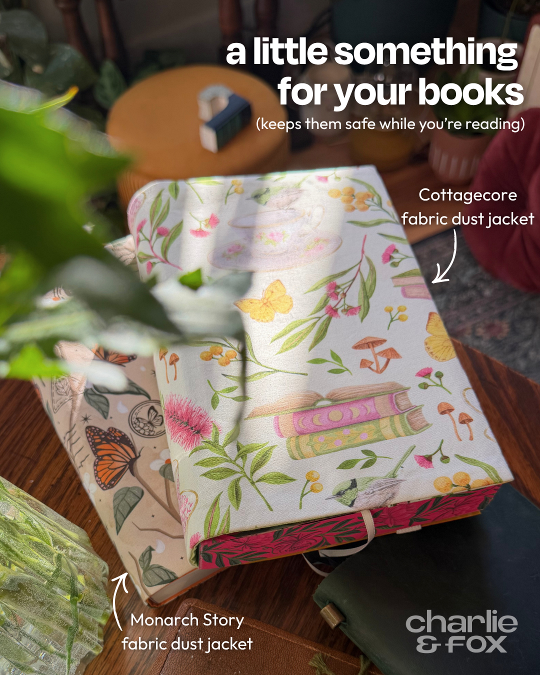 Charlie & Fox Facebook ad: Accessories for readers