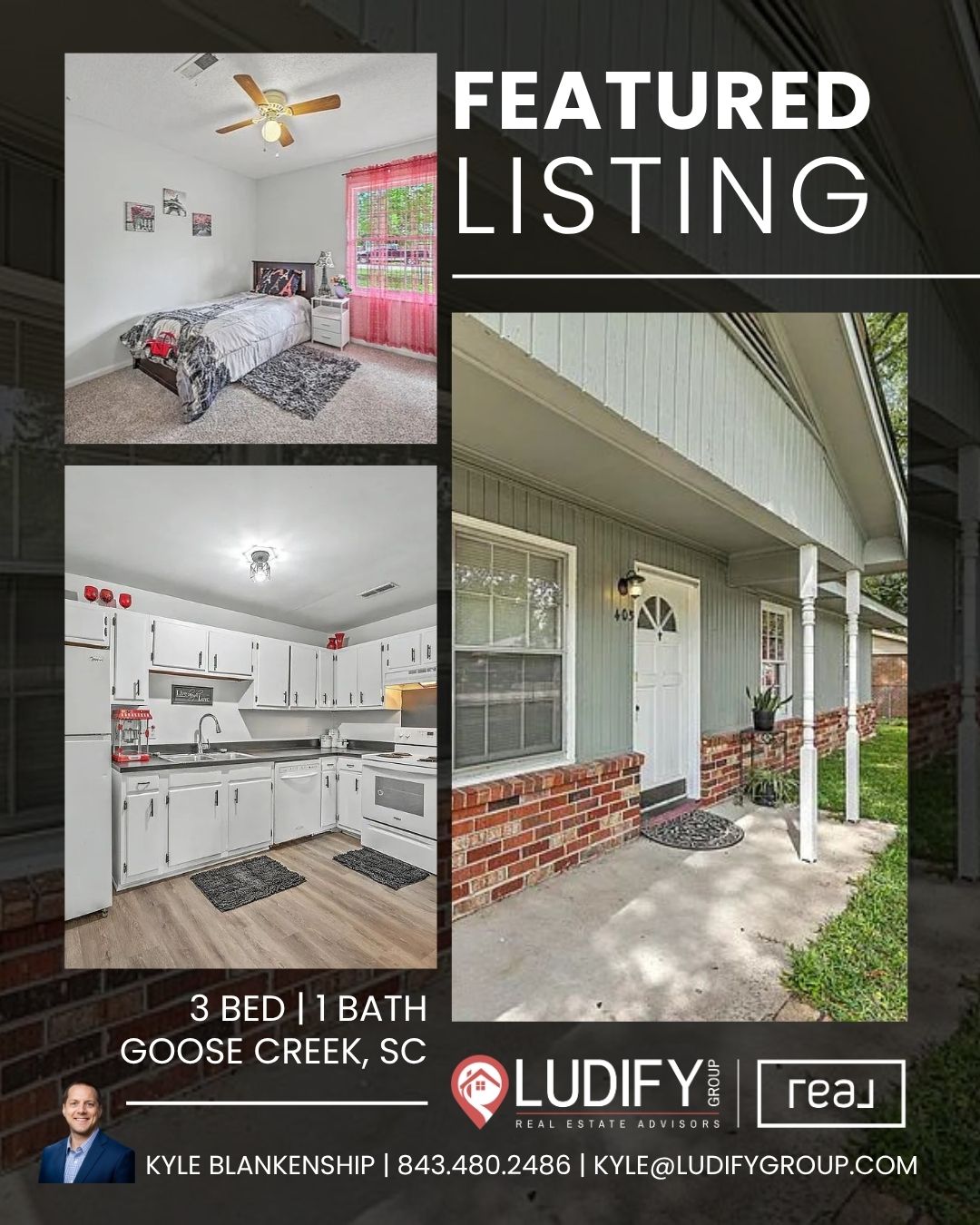 Ludify Group Charleston - Real Broker Facebook ad