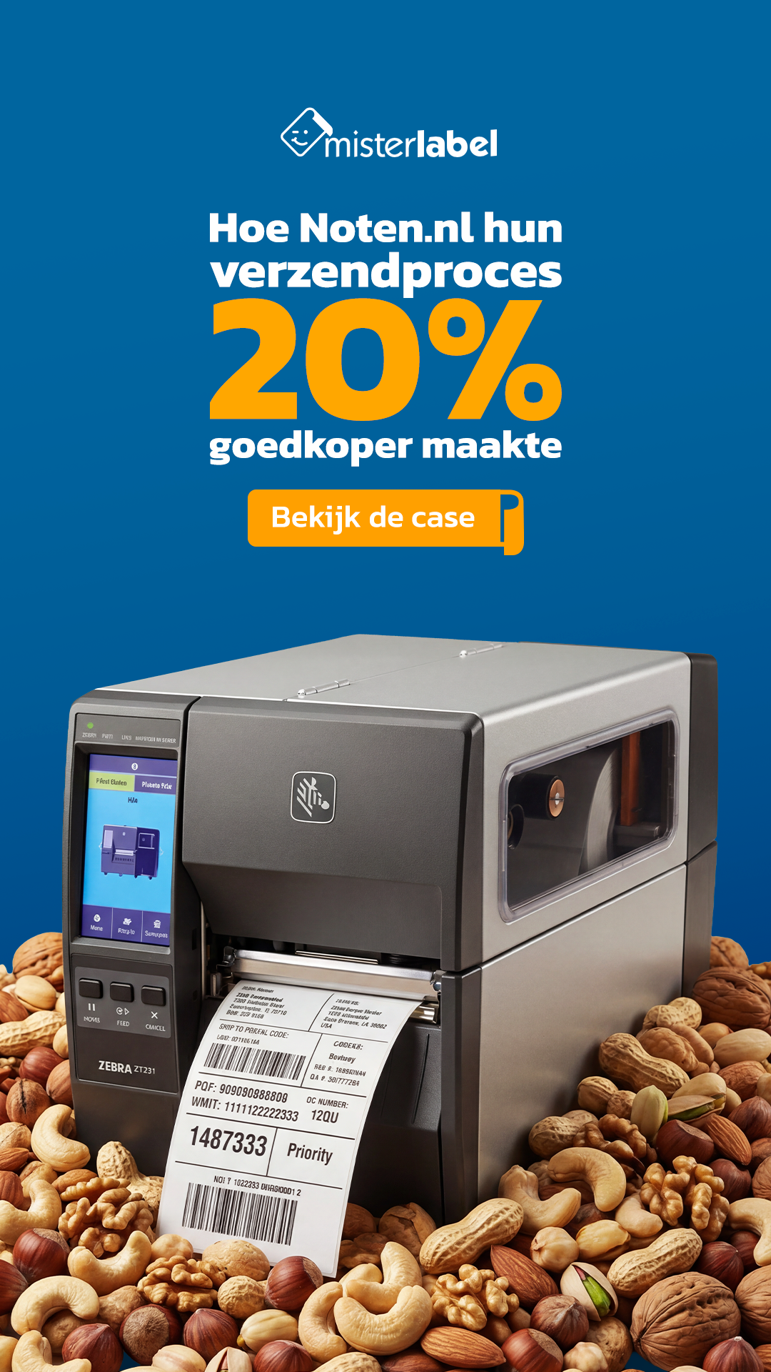 Mister Label Facebook ad