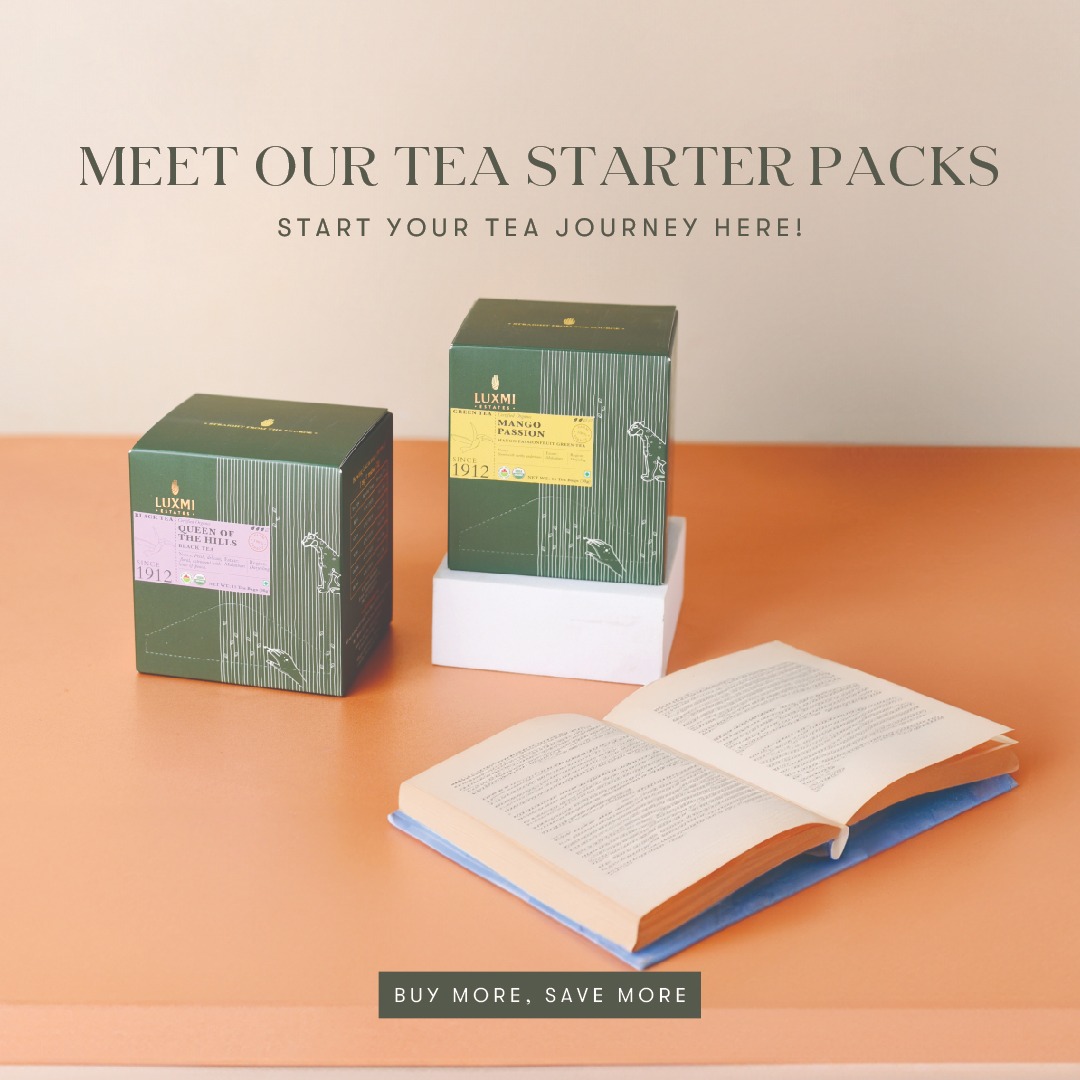 Luxmi Estates Facebook ad: Introducing Luxmi Estate's Tea Starter Packs!