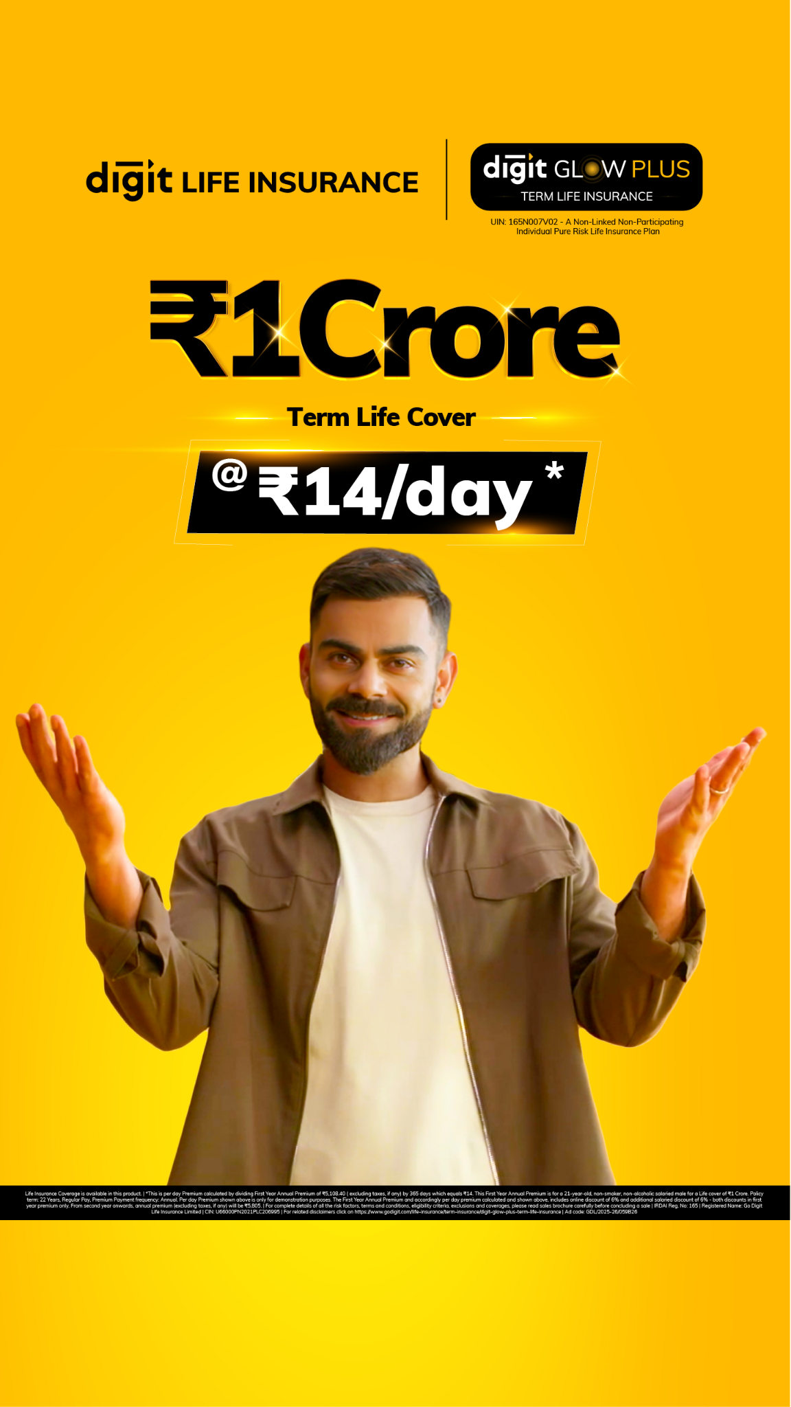 Digit Life Insurance Facebook ad from Jan 21, 2026
