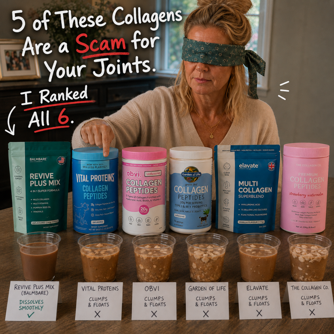 Amanda Foster Facebook ad: 5 failed. 1 reached my joints.