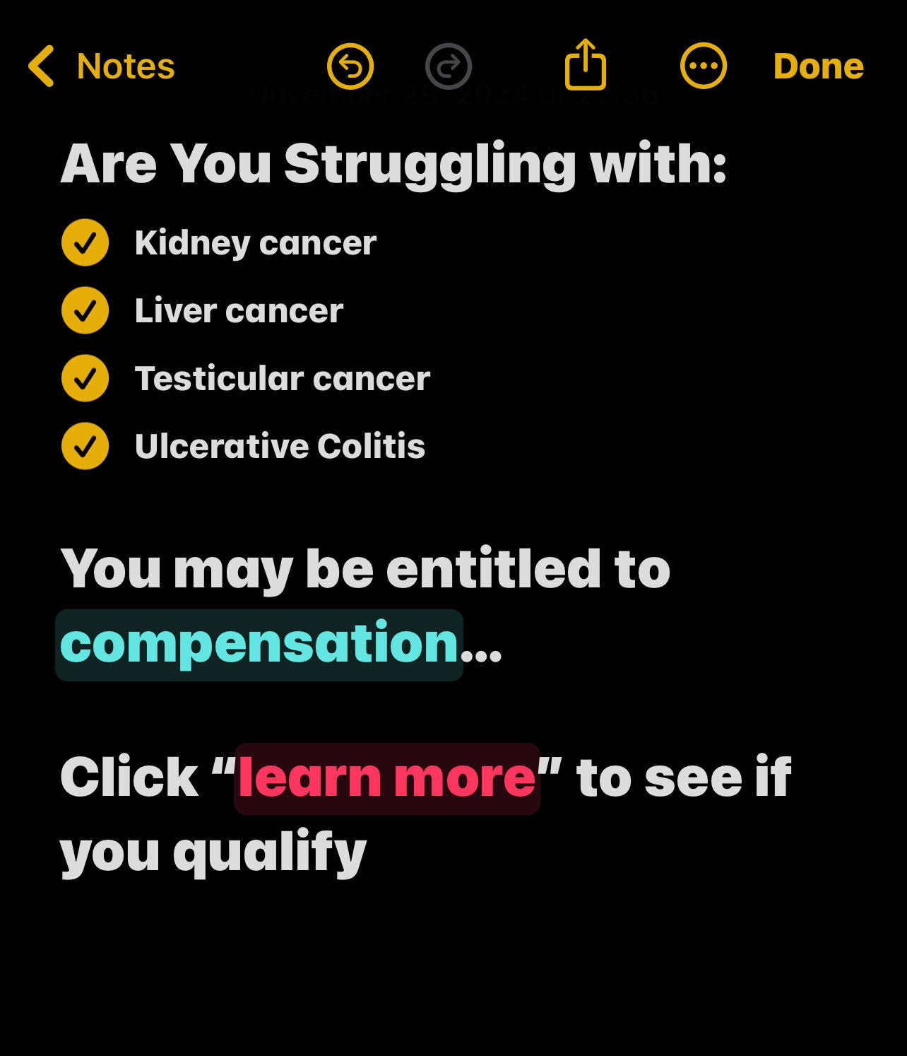 Motor Vehicle Accident - Consumer Help Group Facebook ad: Has PFAS Contaminated Your Water?