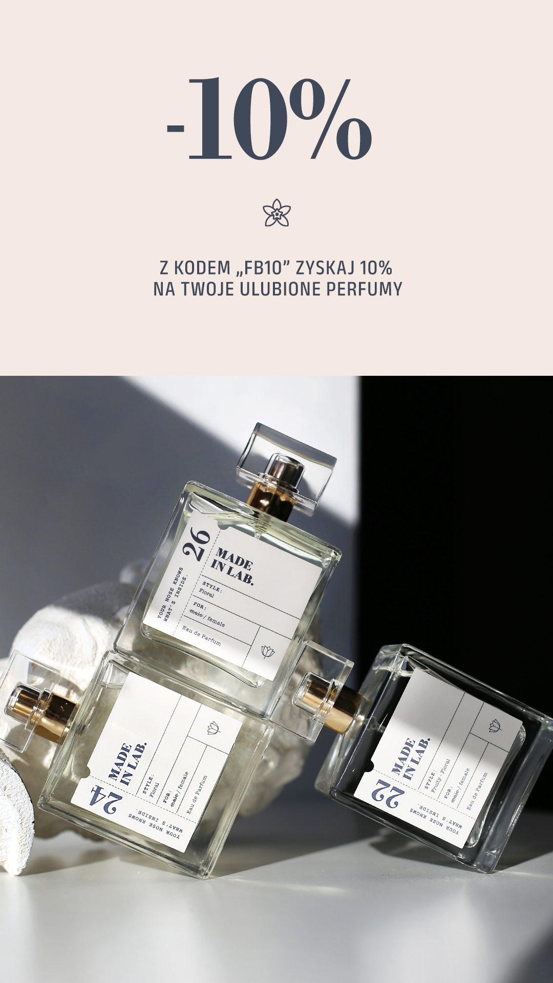 Made in Lab Perfume Facebook ad