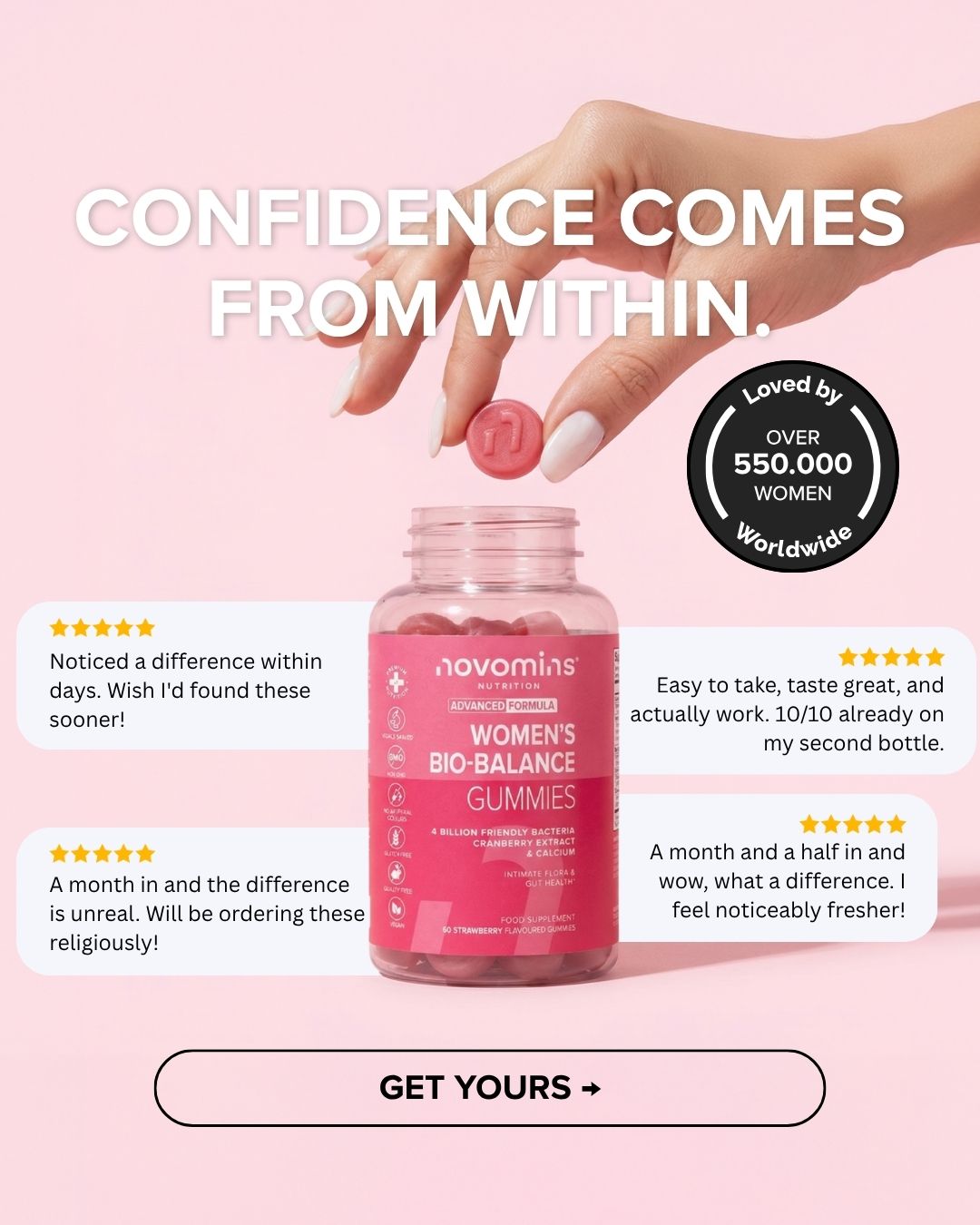 Novomins Nutrition Facebook ad