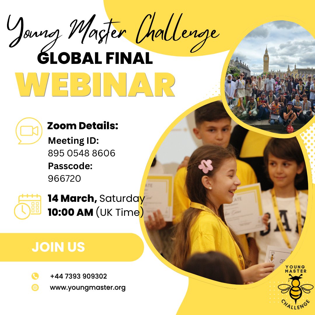 Young Master Challenge Facebook ad