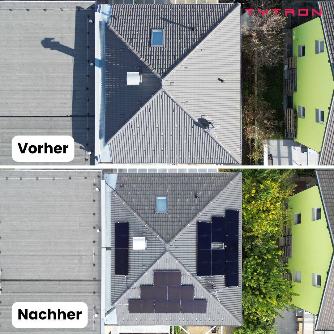 Tytron GmbH - Photovoltaik & Notstrom Facebook ad: So kann dein Dach mit Photovoltaik aussehen
