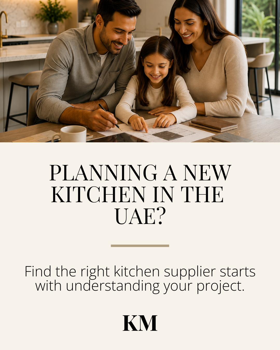 Kitchen-Match UAE Facebook ad: Planning a new kitchen in the UAE?