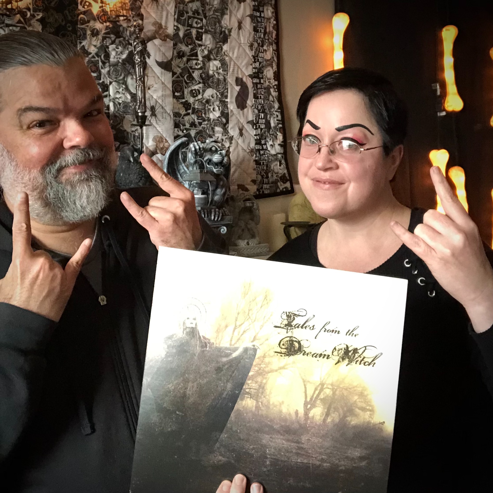 Valentine Wolfe Facebook ad: Elevate your vinyl collection to truly spooky levels.