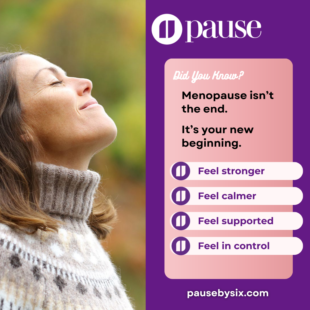 PAUSE by Six Facebook ad: Pause by Six was created to give women…