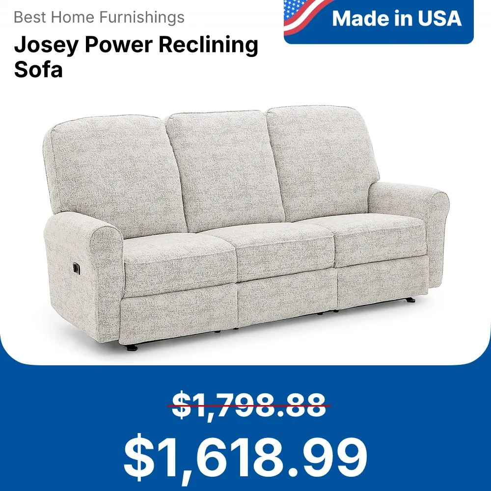 Furniture Fair Facebook ad: Sofas, dining, and everything in between.