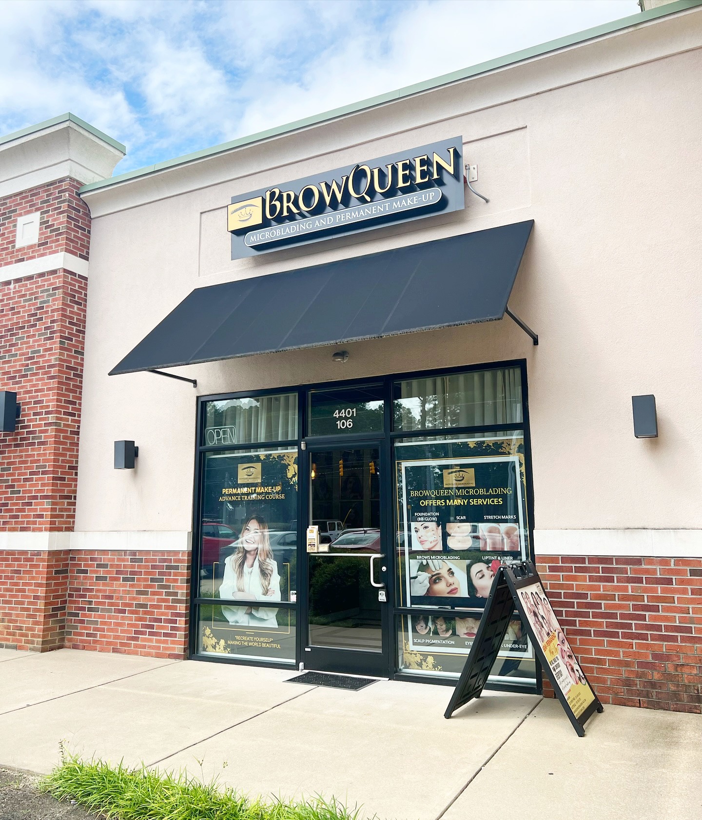 BrowQueen Microblading North Carolina By: Kittycat Kat Facebook ad