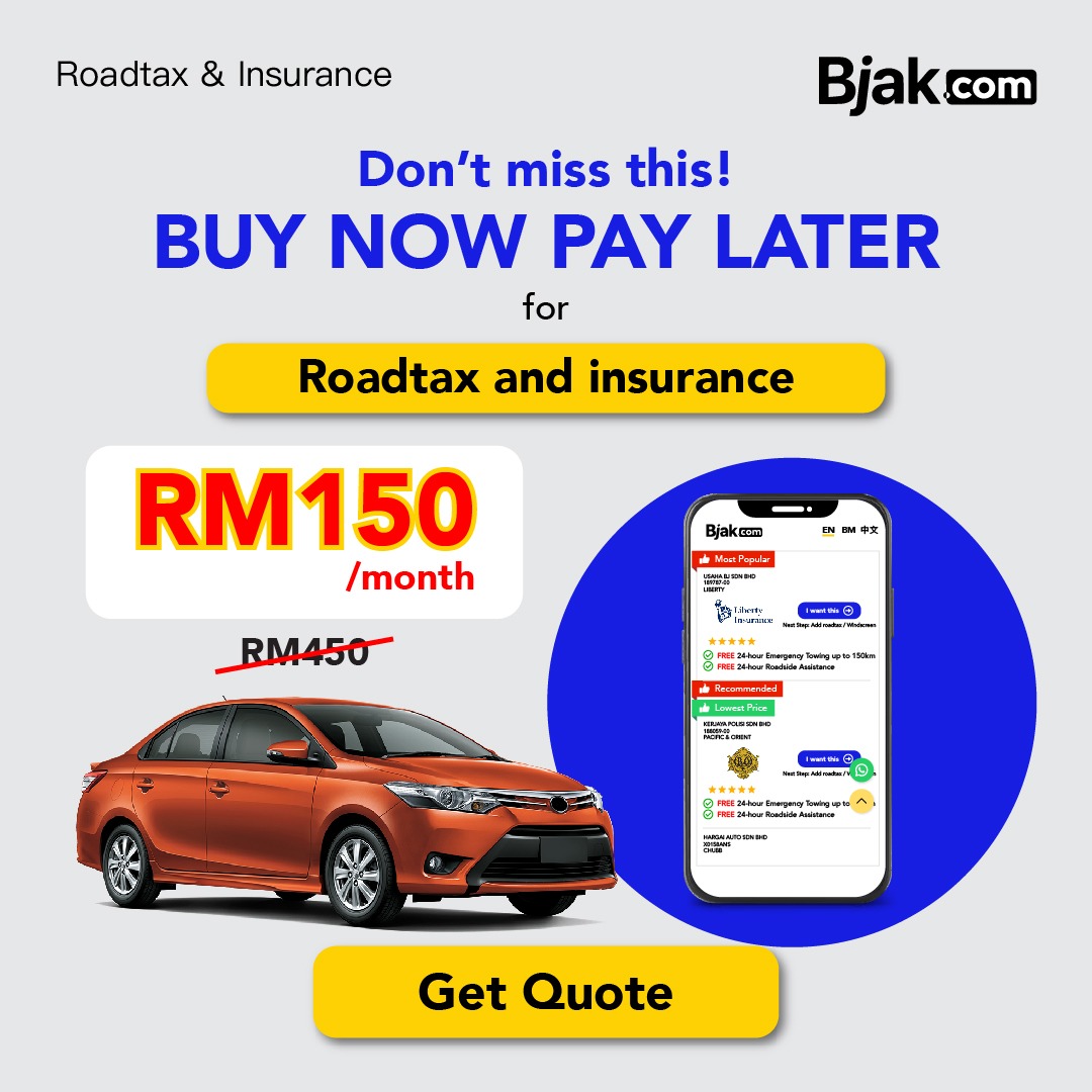 Bjak Facebook ad: Renew Now, Pay Later for Car Insurance