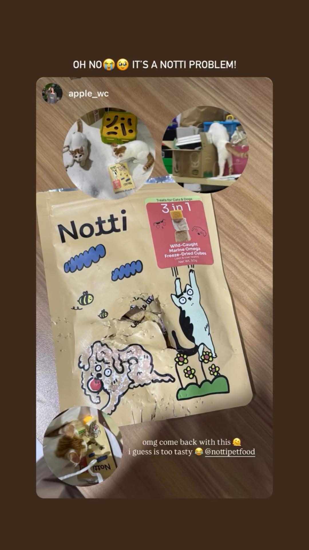 Notti Pet Food Facebook ad