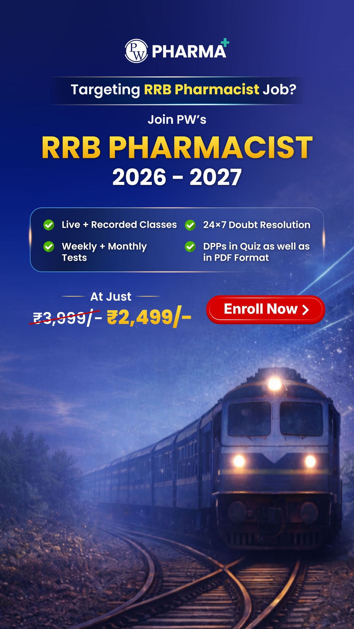 PW Pharma by Physics Wallah Facebook ad