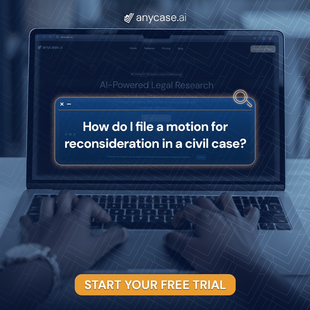 Anycase.ai Facebook ad: Lawyers! Ever need to brush up on legal…