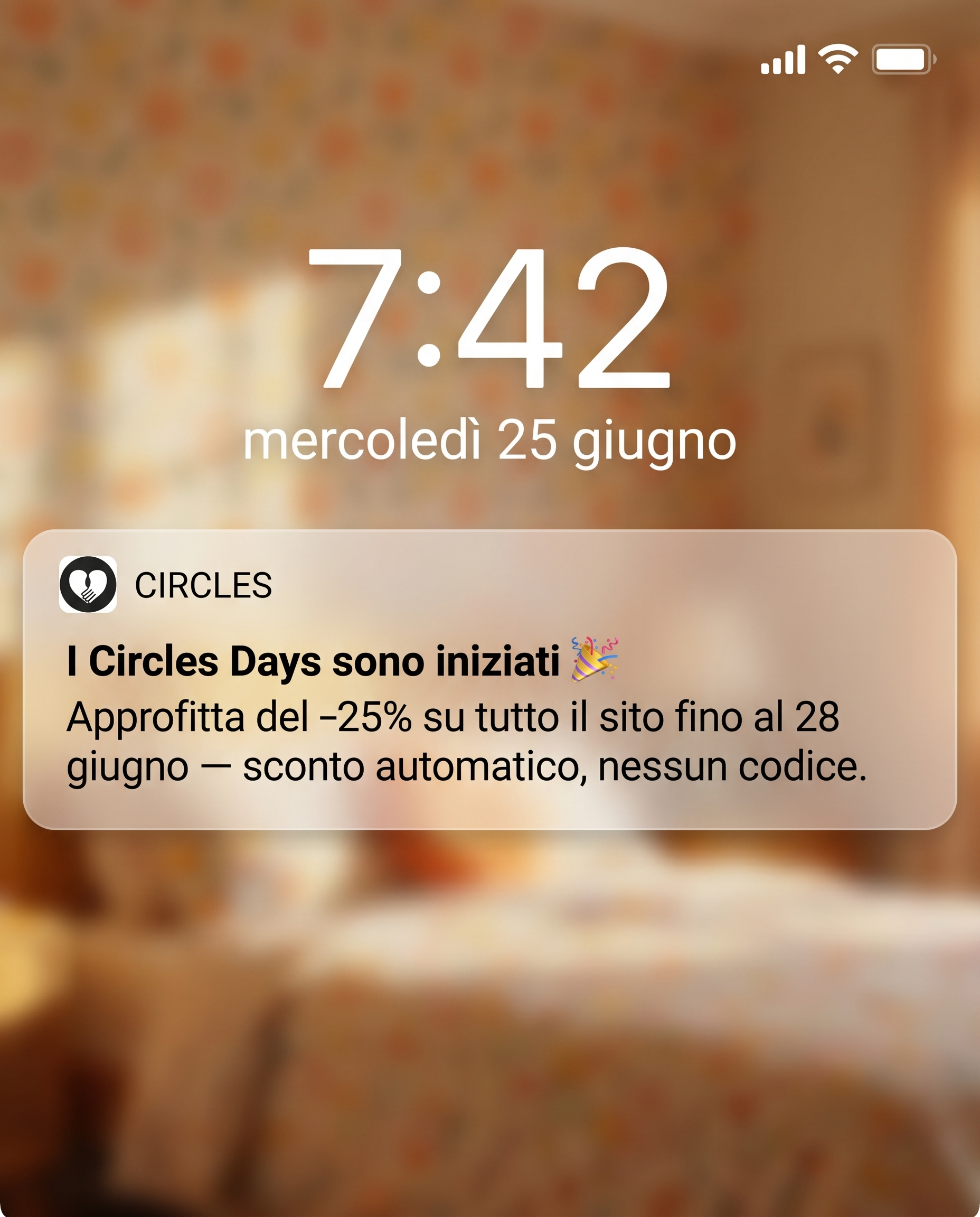Circles Facebook ad