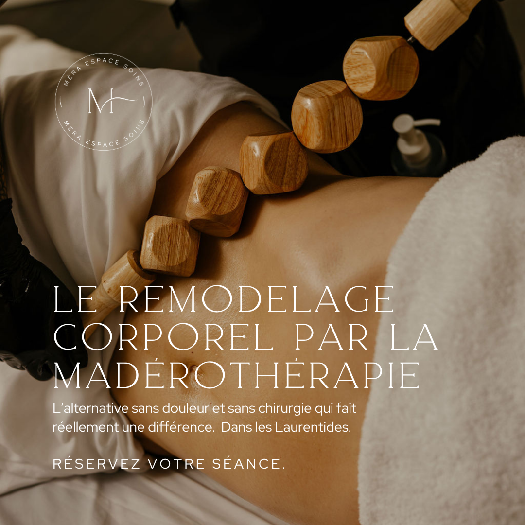 MÉRA - Soins corporels Facebook ad: Le remodelage corporel par la madéro