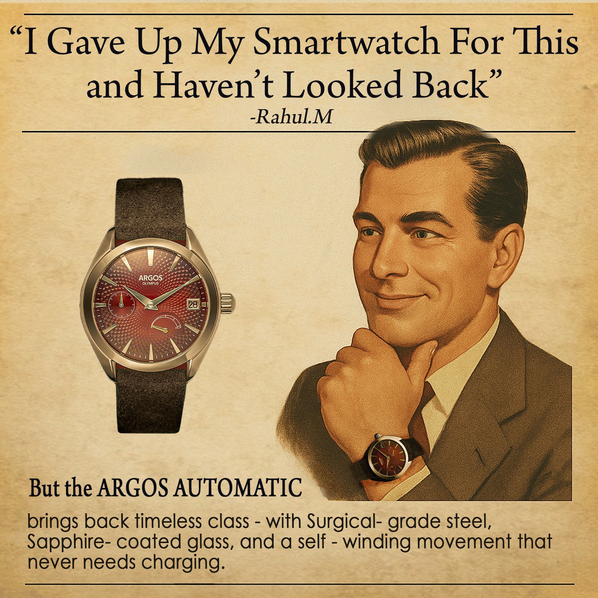 Argos Watches Facebook ad