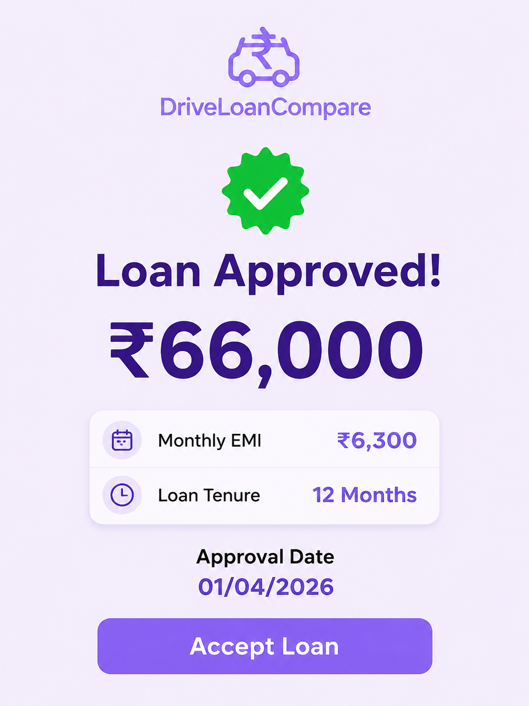 Personal finance 32-24101501 Facebook ad: DriveLoanCompare