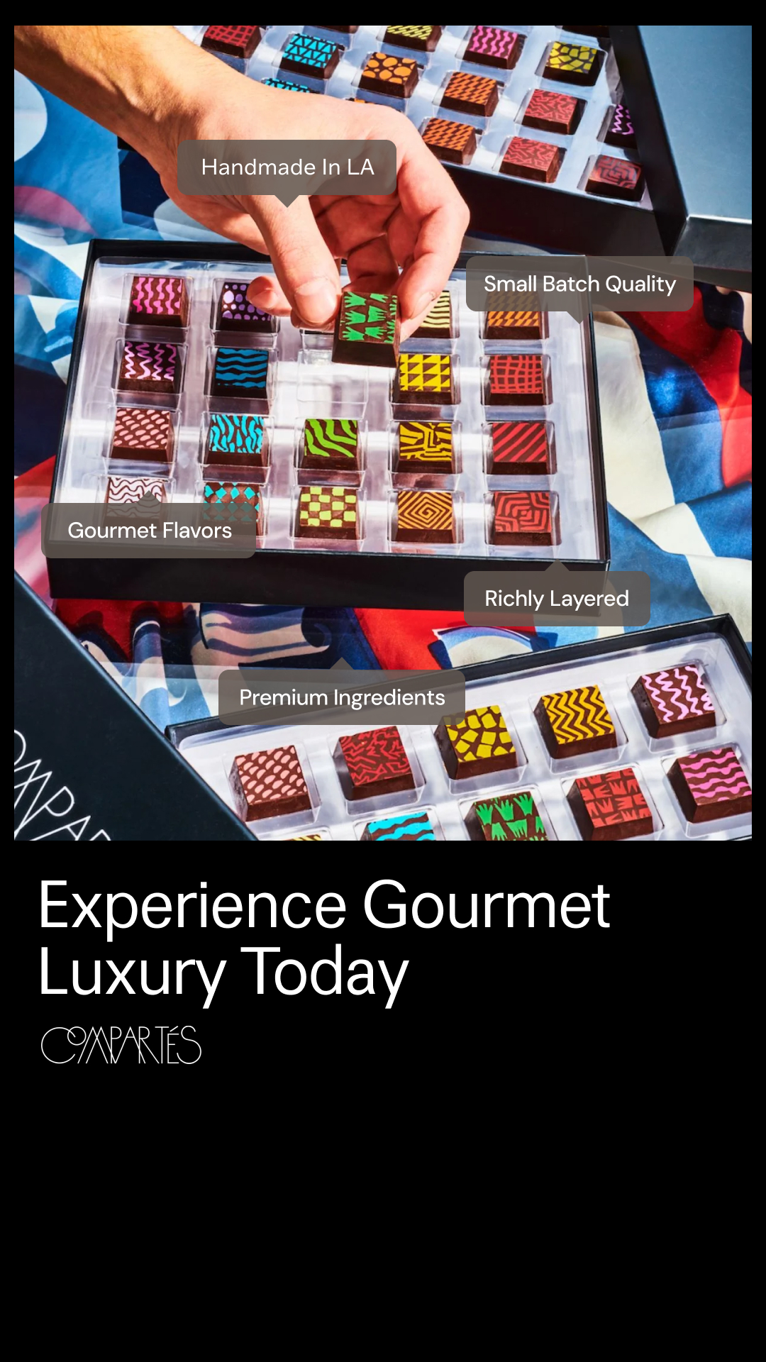 Compartes Chocolate Facebook ad