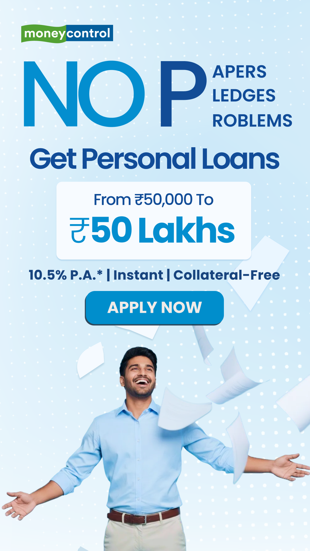 Instant Loans by Moneycontrol Facebook ad