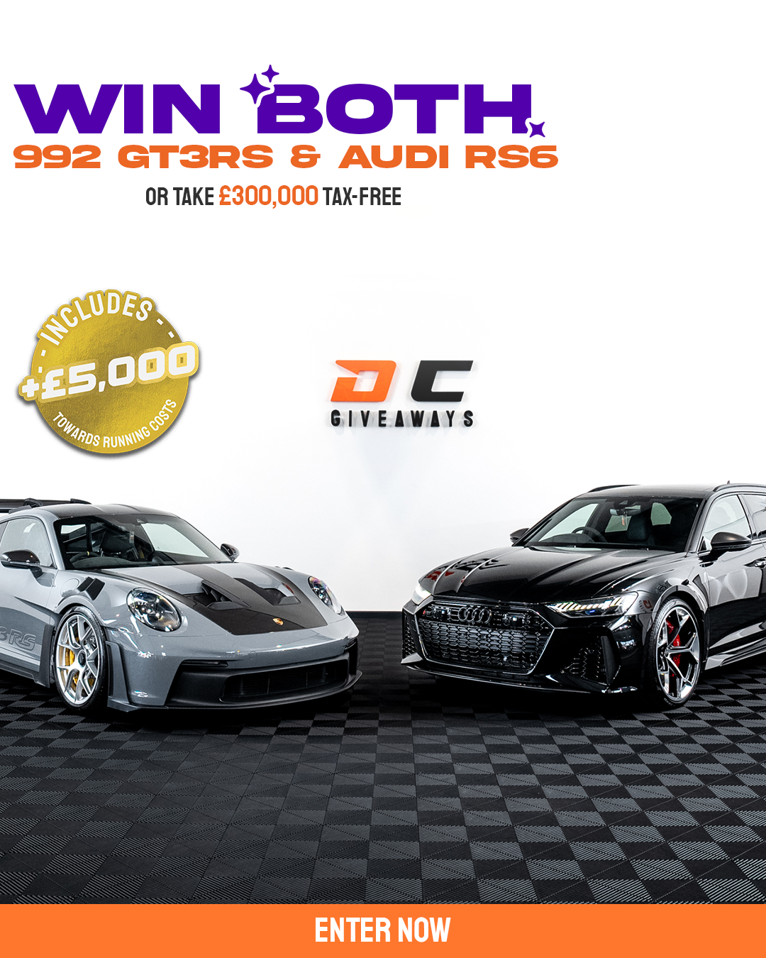Dream Car Giveaways Facebook ad