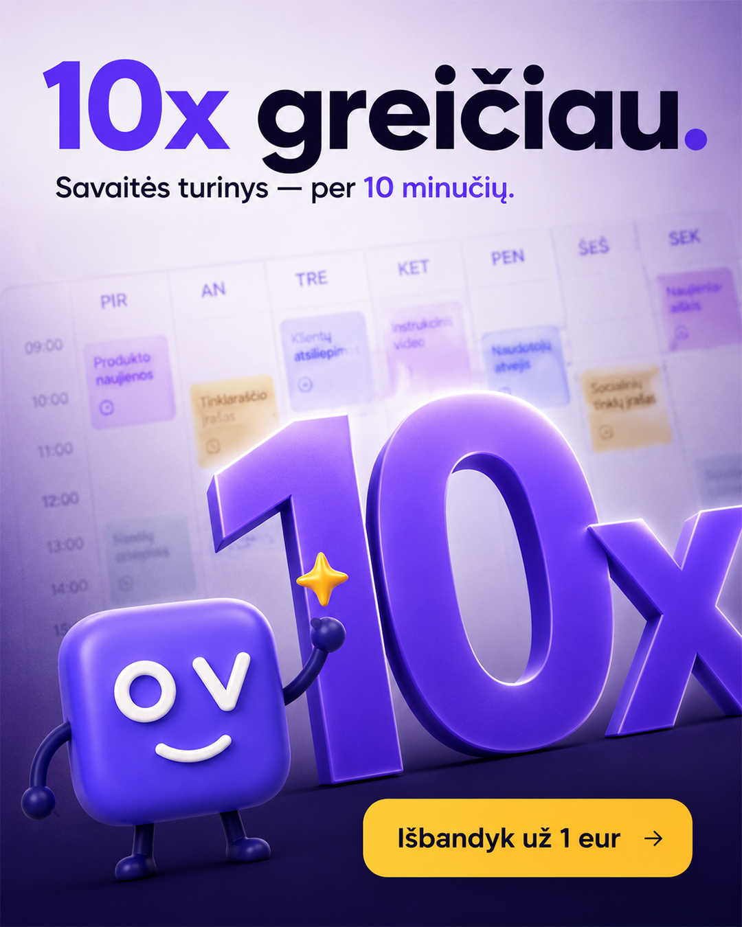 Overvisual Facebook ad