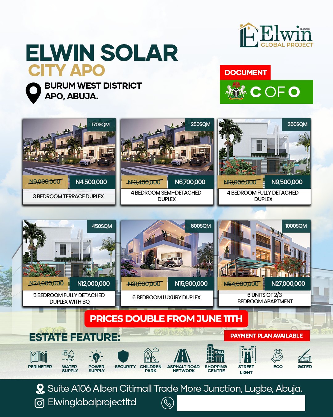 Amuju Mansoor Facebook ad: Your premium home in Apo, Abuja is waiting…
