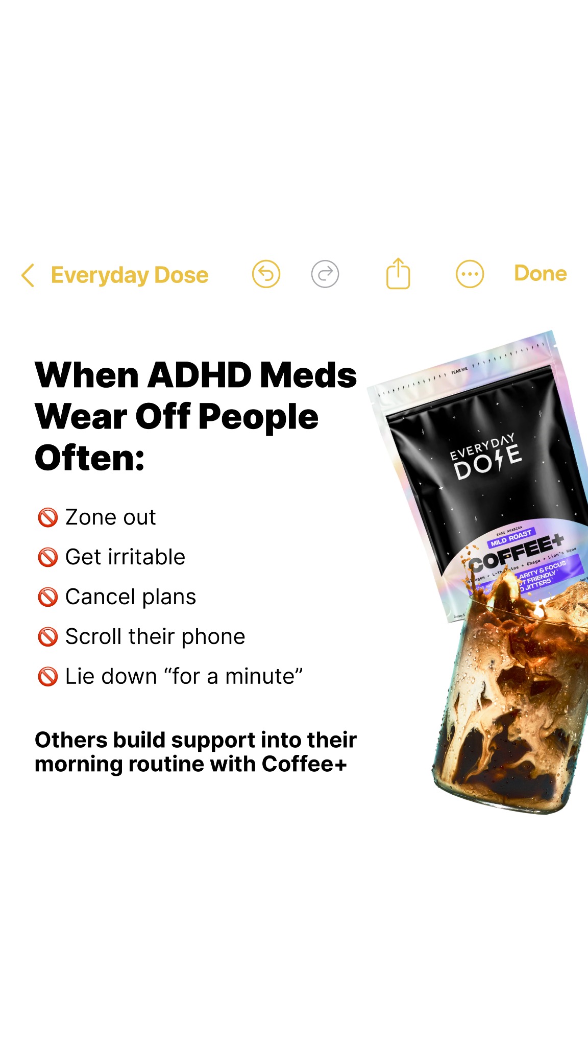 Everyday Dose Facebook ad