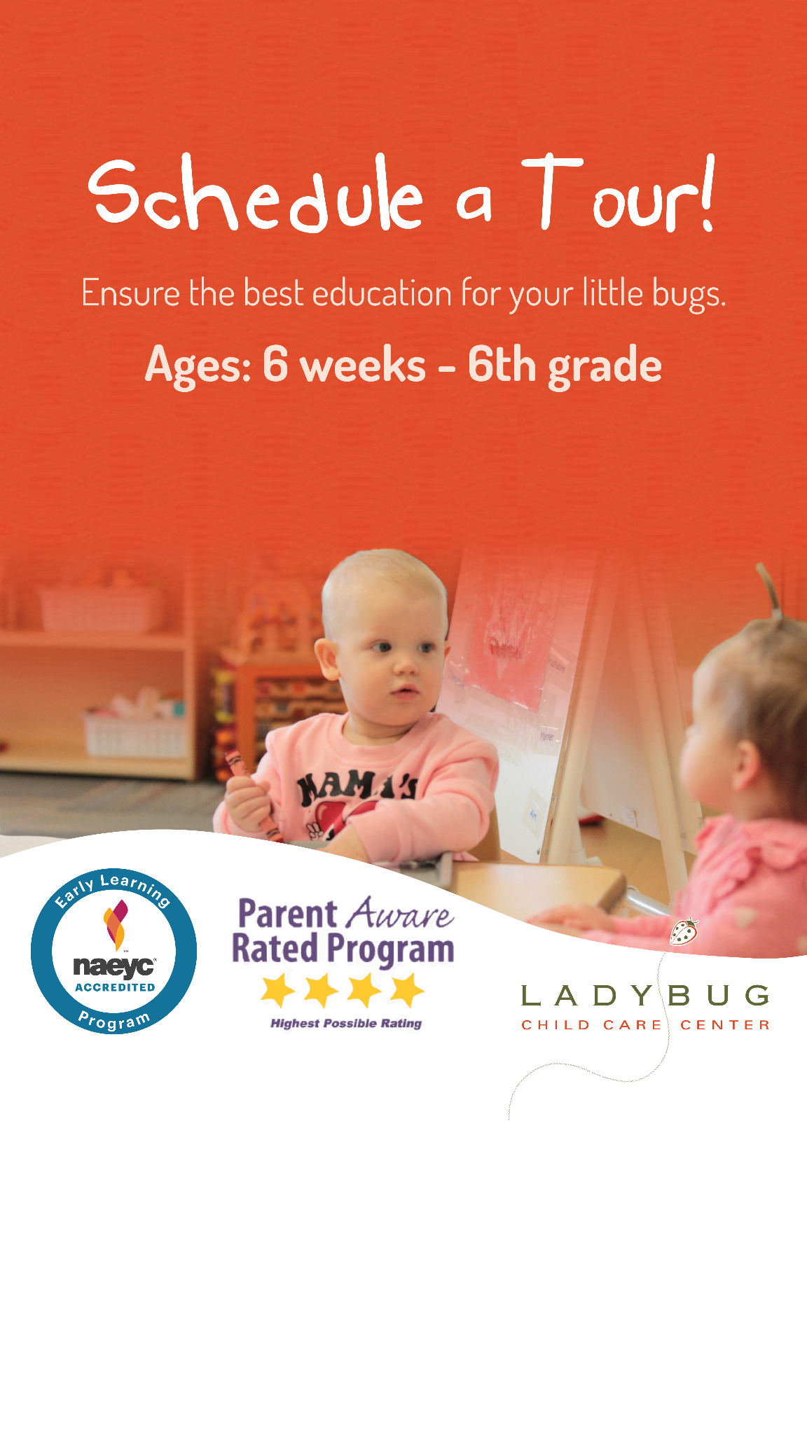 Ladybug Child Care Centers Facebook ad