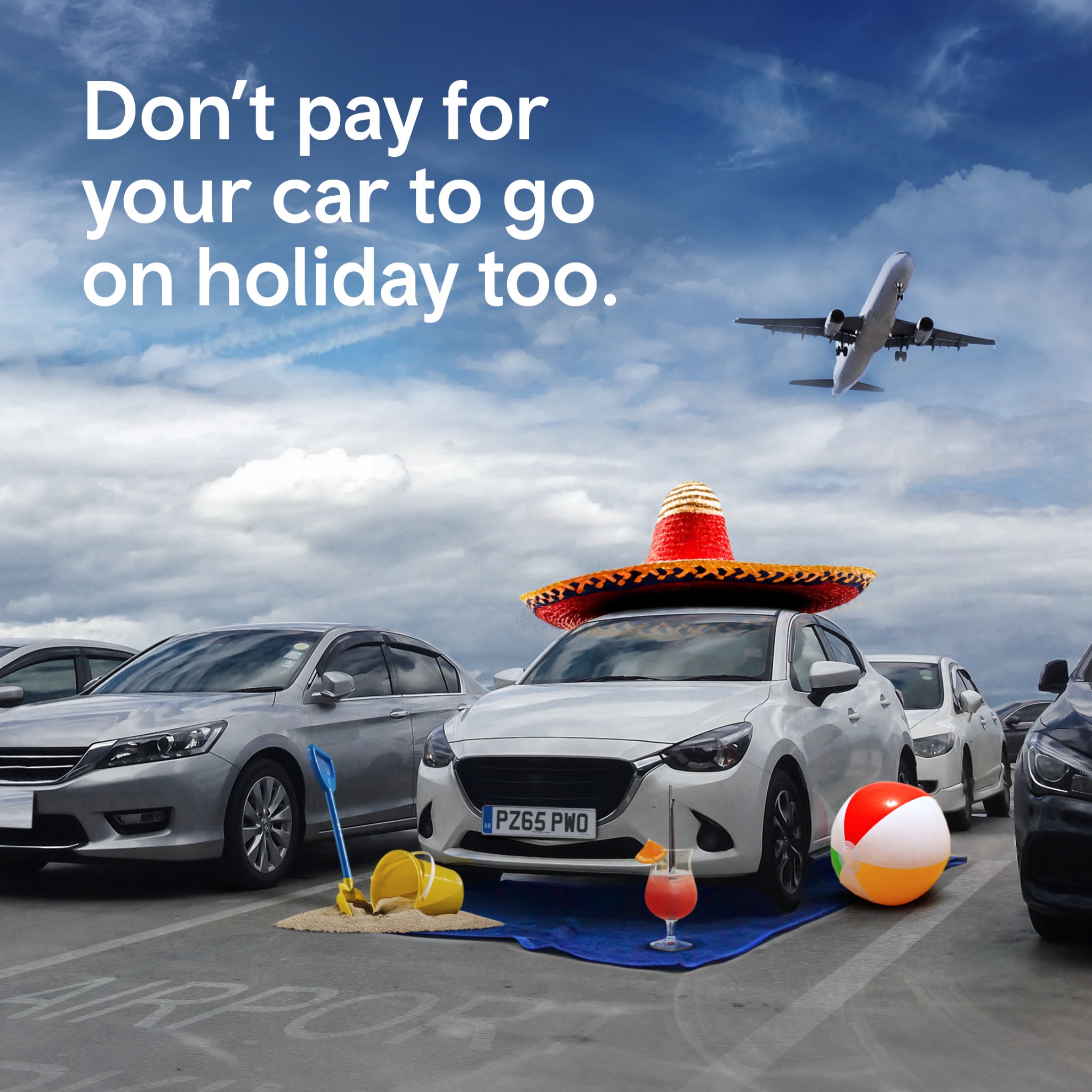 Transport for Wales Trafnidiaeth Cymru Facebook ad: Direct to the airport, stress-free