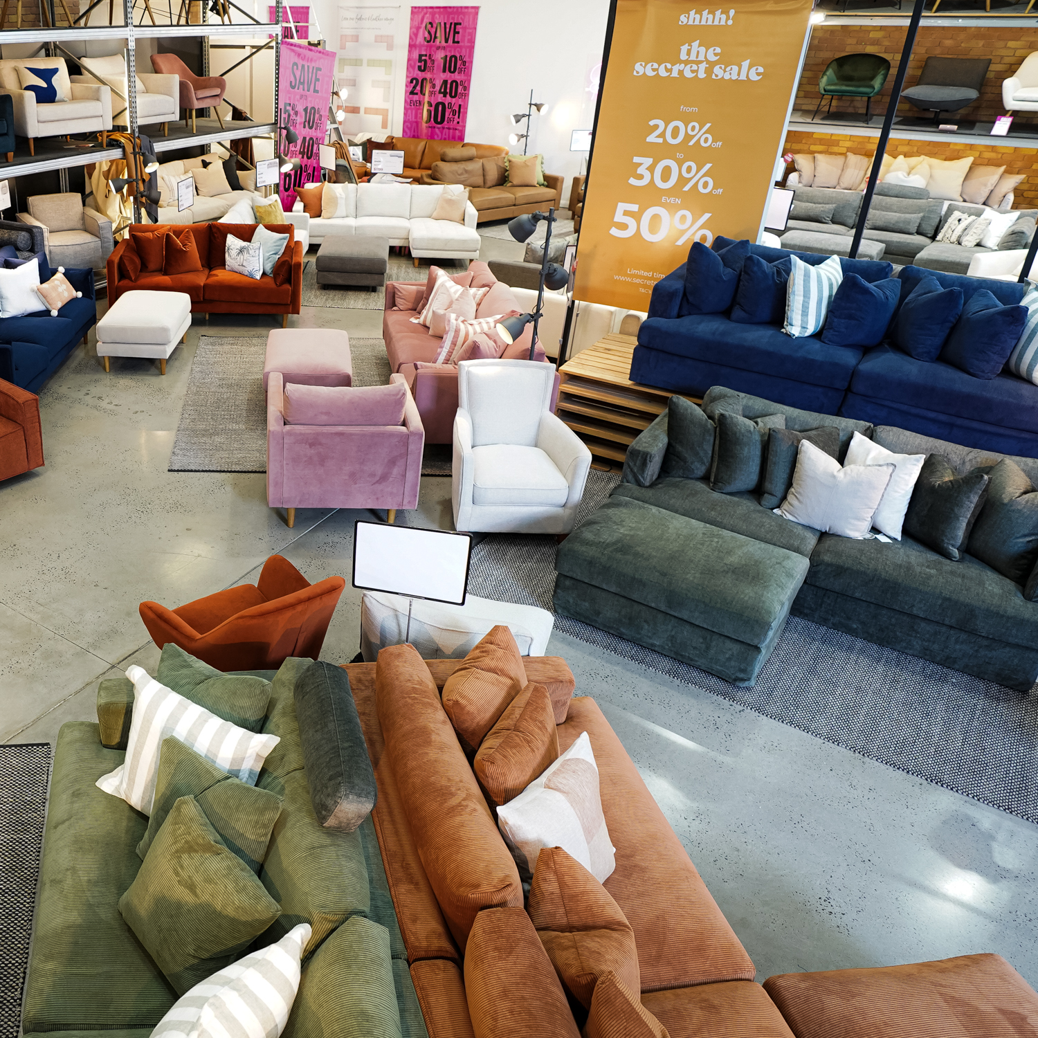 Secret Sofa Facebook ad
