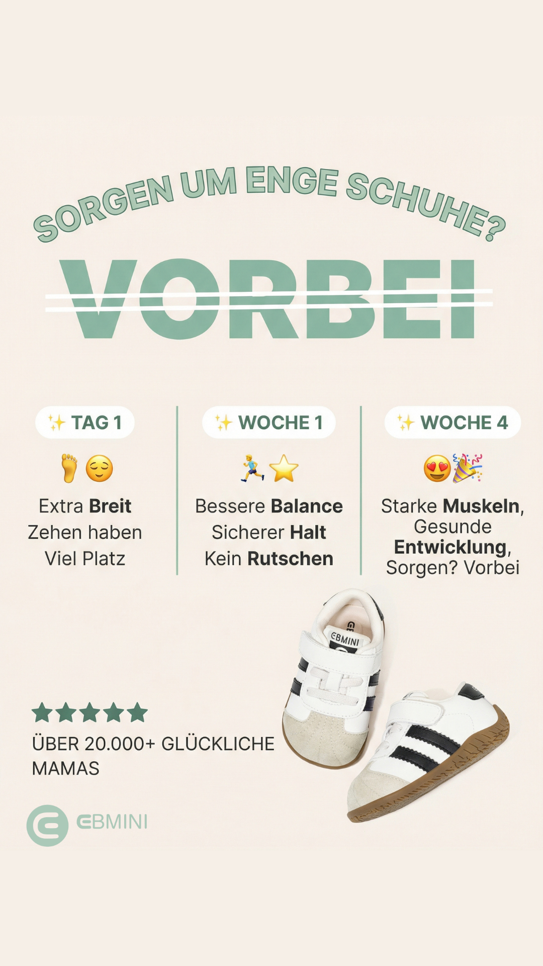 Ebmini - Kinder Barfußschuhe Facebook ad