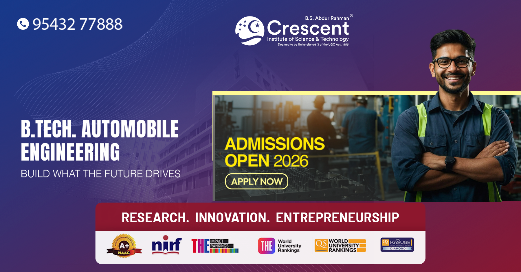 BSA Crescent Institute of Science and Technology Facebook ad