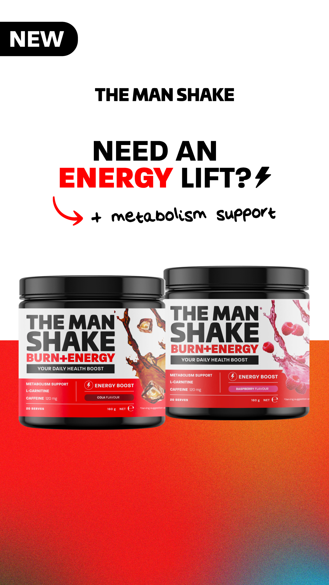 The MAN Shake Facebook ad