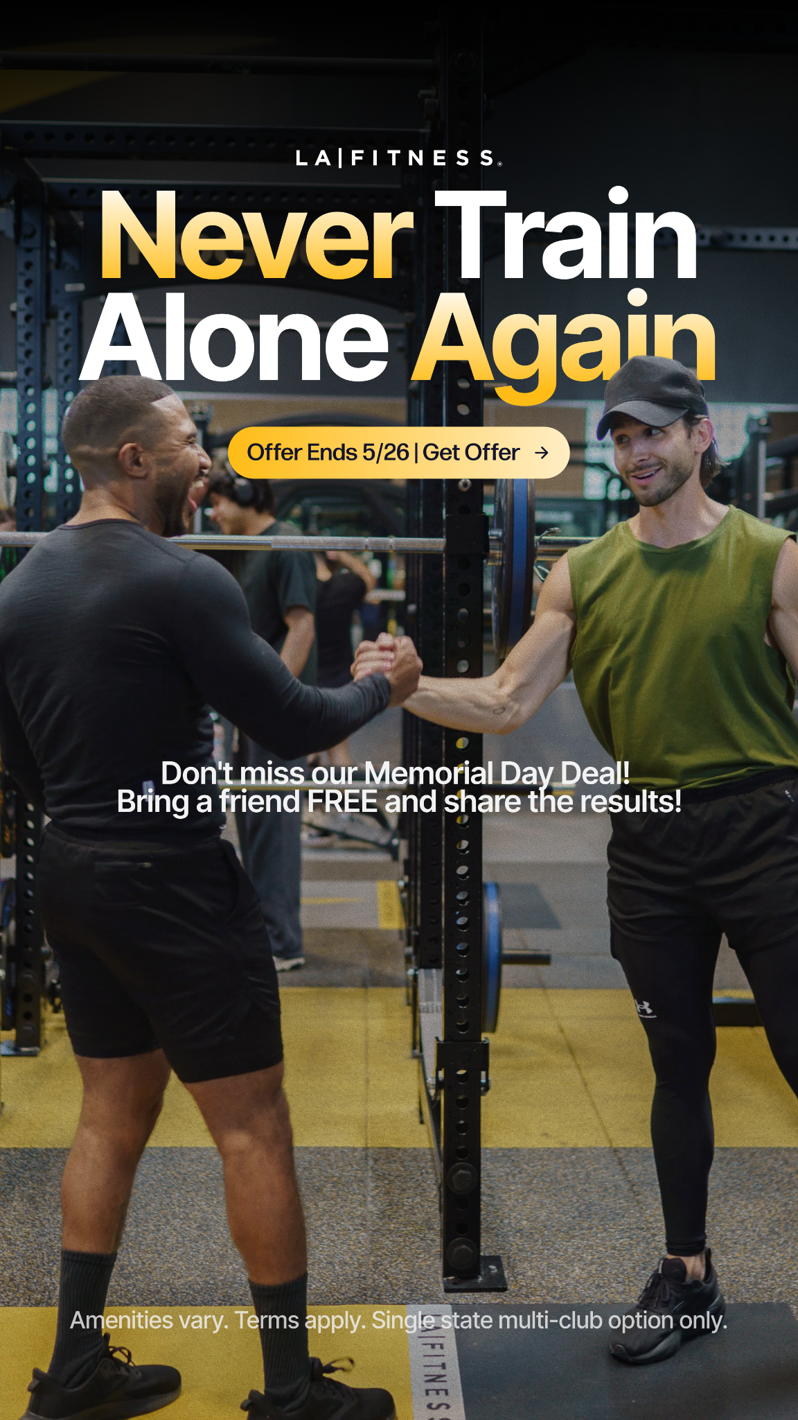LA Fitness Facebook ad